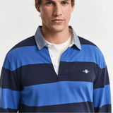 GANT Striped Chambray Heavy Rugger in Rich Blue