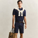 GANT Sunfaded Chino Shorts Regular Fit In Evening Blue