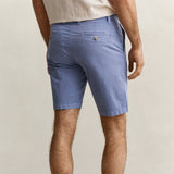 GANT Sunfaded Chino Shorts Regular Fit In Faded Denim