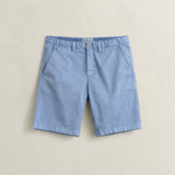 GANT Sunfaded Chino Shorts Regular Fit In Faded Denim