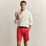 GANT Sunfaded Chino Shorts In Rose Red