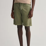 GANT Sunfaded Shorts in Kalamata Green