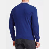 GANT Superfine Lambswool Crew-neck In Rich Blue