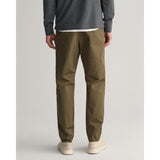 Gant Tapered Twill Chinos in Juniper Green