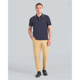 GANT Tipping Polo In Evening Blue