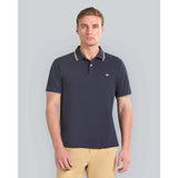 GANT Tipping Polo In Evening Blue