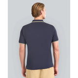 GANT Tipping Polo In Evening Blue