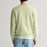 GANT Shield Crew Neck Sweatshirt in Milky Matcha