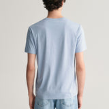 Gant Regular Shield T-Shirt in Dove Blue