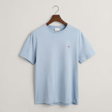 Gant Regular Shield T-Shirt in Dove Blue