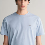 Gant Regular Shield T-Shirt in Dove Blue