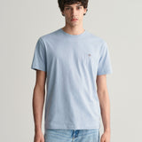 Gant Regular Shield T-Shirt in Dove Blue