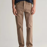 GANT Regular Fit Desert Jeans In Desert Brown
