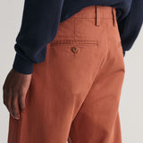Gant Regular Fit Twill Chinos in Syrup Brown