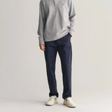 GANT Regular Fit Twill Chinos in Marine
