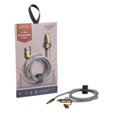 Gentlemen's Hardware 3-In-1 Charging Cable