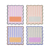 Here's How Placecards - Set Of 24 - Stripes