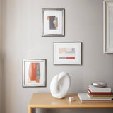 Georg Jensen Picture Frame Deco Stainless Steel Mirror Plastic 10X12 In
