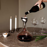 Georg Jensen Sky Wine Aerating Funnel With Filter Stainless Steel Mirror