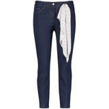 Gerry Weber Best4Me Crop Jeans In Dark Blue Denim