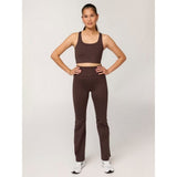 Girlfriend Collective Paloma Racerback Sports Bra In Driftwood