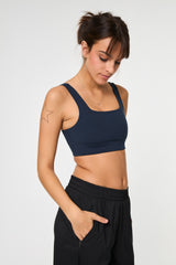 Girlfriend Collective Tommy Bra Midnight