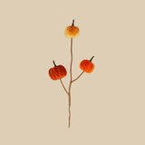 Gisela Graham Pick - Velvet Autumn Mix Pumpkin