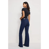 Good American Good Legs Flare Compression Jeans In Indigo