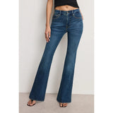 Good American Good Legs Flare Jeans In Blue
