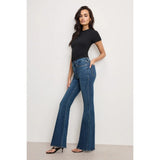 Good American Good Legs Flare Jeans In Blue