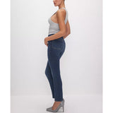 Good American Good Legs Straight Jeans In Blue