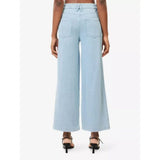Good American Good Skate Jeanius Crop-Leg Cotton Jersey Trousers