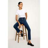 Good American Straight Leg Jeans In Indigo