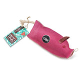 Green & Wilds Peggy the Pig, Eco Dog Toy