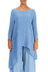 Grizas Crinkle Asymmetric Crinkle Blue