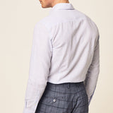 Hackett Cotton Linen Bengal Striped Shirt in White