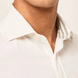 Hackett Cotton Linen Texture Shirt White