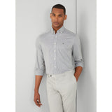 Hackett Essential Mini Gingham Shirt in Green