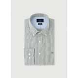 Hackett Essential Mini Gingham Shirt in Green