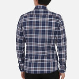 Hackett Melange Check Shirt Multi Blue