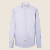 Hackett Melange Texture Multi Shirt Blue
