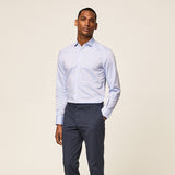 Hackett Melange Texture Multi Shirt Blue