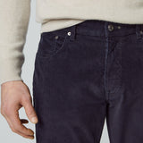 Hackett Moleskin 5 Pocket Trousers in Navy Blue