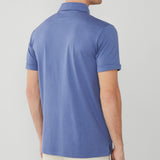 Hackett Pima Cotton Polo In Avio