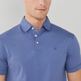 Hackett Pima Cotton Polo In Avio