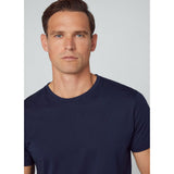 Hackett Pima Cotton T-Shirt in Navy