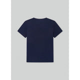 Hackett Pima Cotton T-Shirt in Navy
