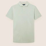 Hackett Short Sleeve Pique Polo Duck Egg
