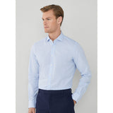 Hackett Slim Fit Essential Bengal Stripe Shirt in Sky Blue