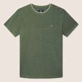 Hackett Textured Knit Tee Sage